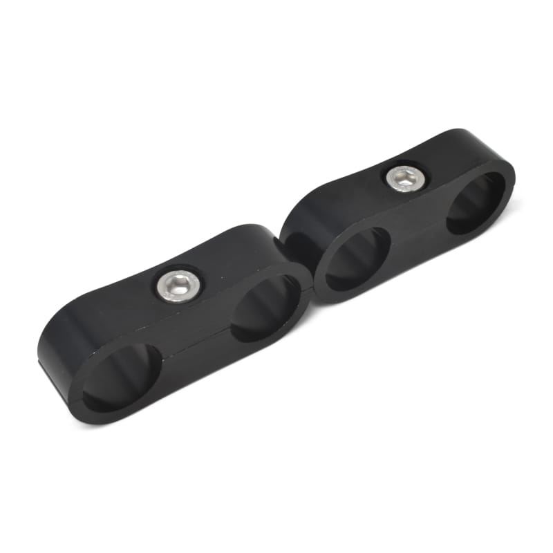 Russell — Russell Hose Separator For -12 Braided Hose Black Anodize (2 Pack)