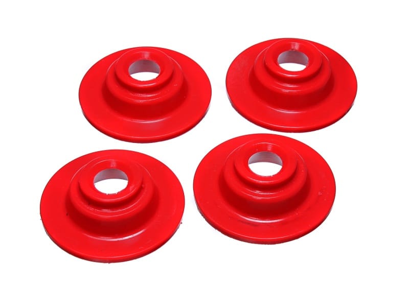 Energy Suspension — Energy Suspension 06-14 VW GTI / 05-15 VW Jetta (Base, Incl. Wagon) Red Rear Spring Isolator Set
CoilSprngInsulator
