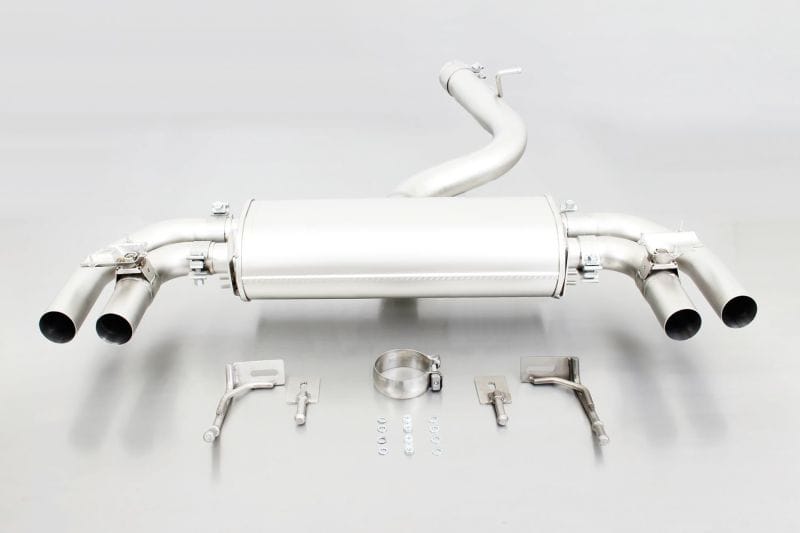 Remus — Remus 2013 Audi S3 Quattro 3 Door Axle Back Exhaust (Tail Pipes Req)