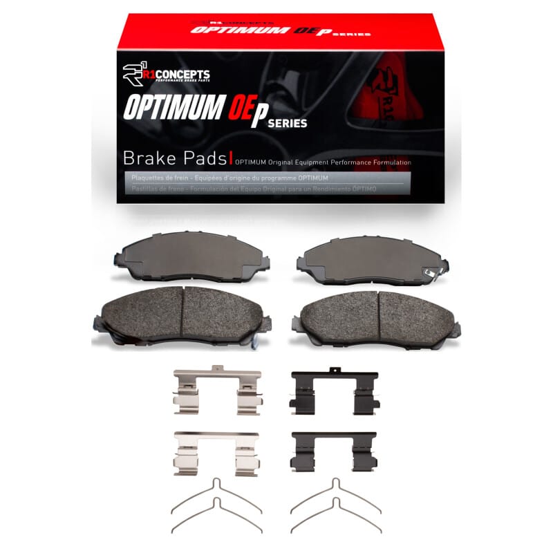 R1 Concepts — R1 17-20 Acura MDX Front Optimum OE Pads & Hardware Kit
R1 Optimum Oe Pads a