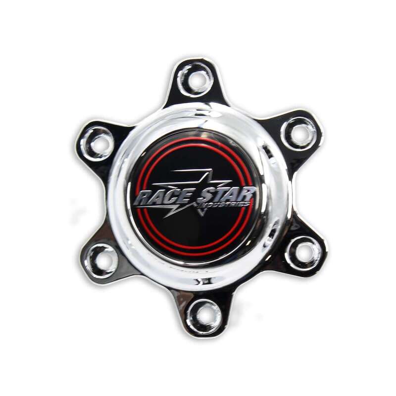 Race Star — Race Star 93 Truck Star Chrome Plastic Cap w/ Medallion & Screws