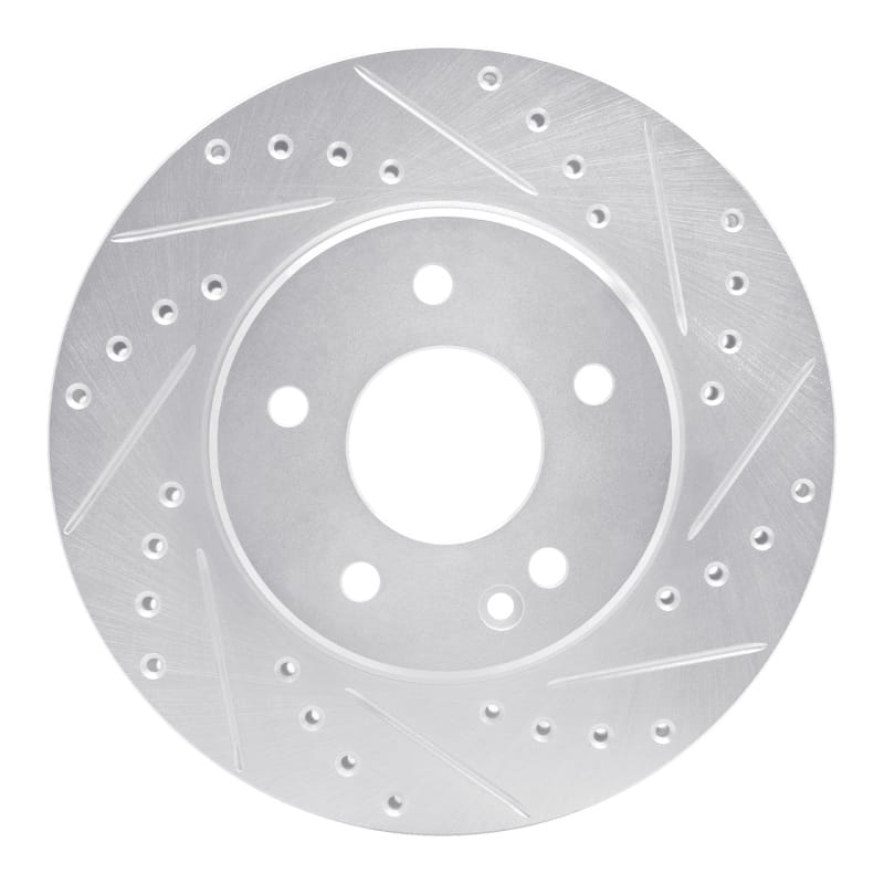 R1 Concepts — R1 94-97 Mercedes-Benz C230 Front Right Drilled & Slotted Silver Brake Rotor
R1 Brake Rotor Drill