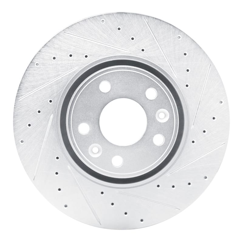 R1 Concepts — R1 10-17 Renault SAFRANE (Mexico) Front Right Drilled & Slotted Silver Brake Rotor
R1 Brake Rotor Drill