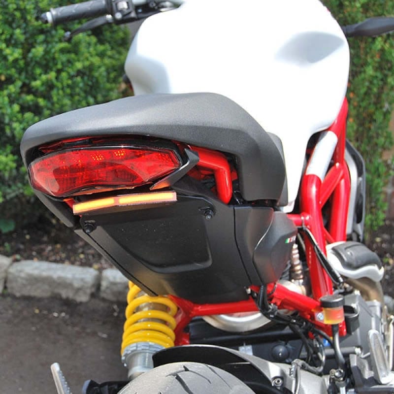 New Rage Cycles — New Rage Cycles 17+ Ducati Monster 797/1200/Anniversario Fender Eliminator Kit w/Load EQ