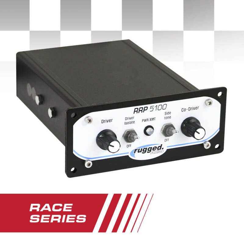 Rugged Radios — Rugged Radios RRP5100 PRO - Race Series Panel Mount Intercom Without DSP Chips