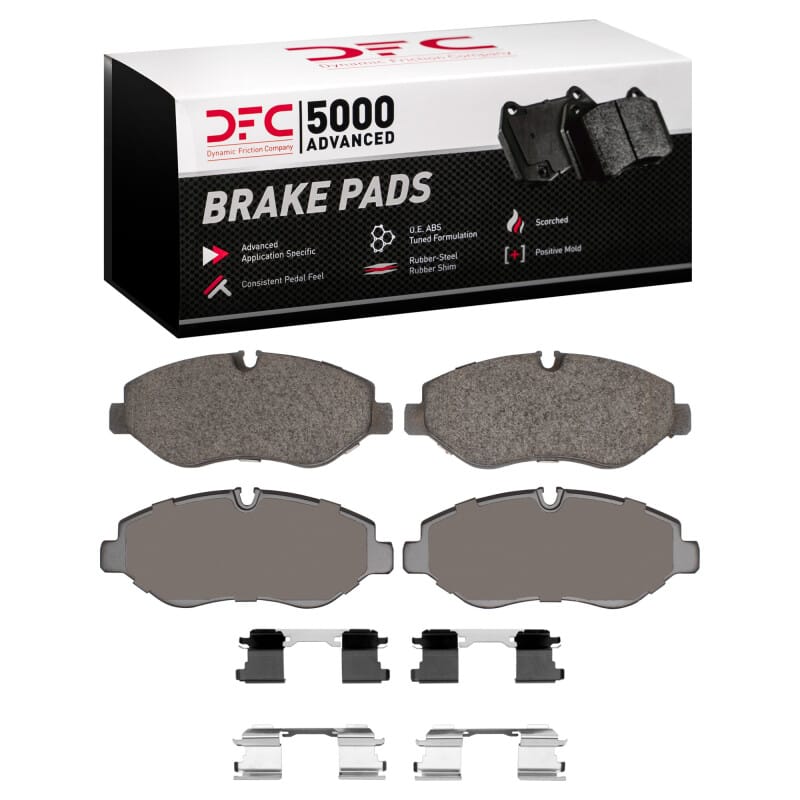 DFC — DFC 07-18 Dodge Sprinter 2500 Front 5000 Advanced Semi Metallic Brake Pads and Hardware Kit
DFC Brake Pad Set