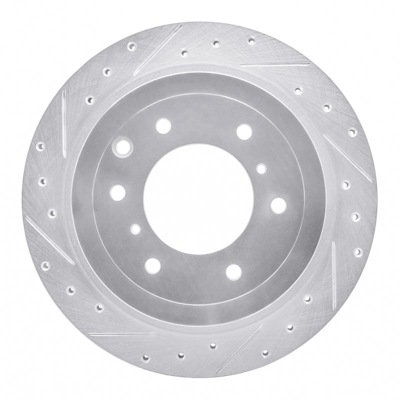 R1 Concepts — R1 08-14 Mitsubishi Montero Limited (Mexico) Rear Left Drilled & Slotted Silver Brake Rotor
R1 Brake Rotor Drill