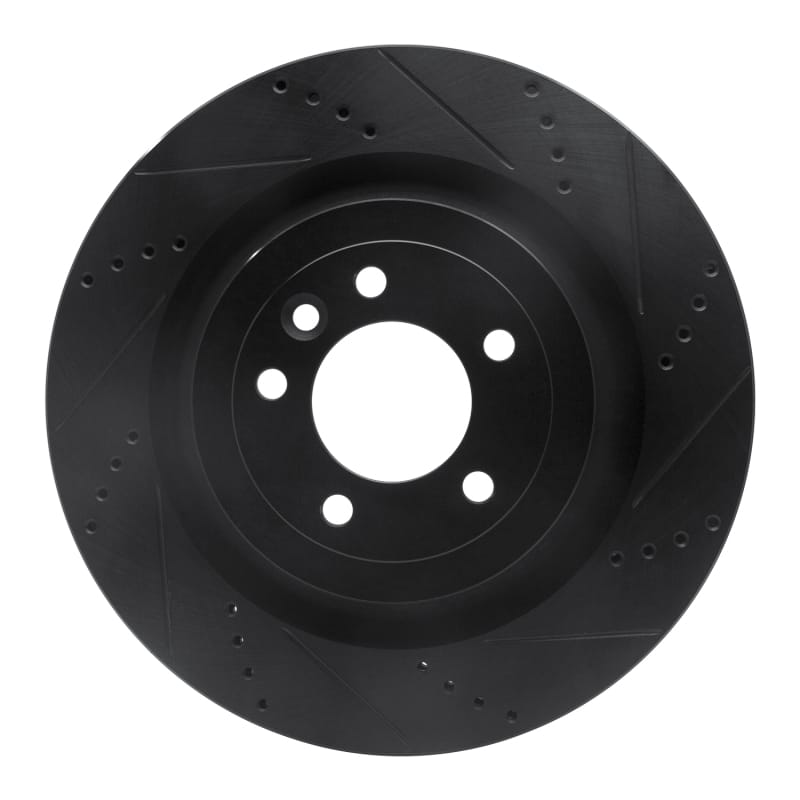 R1 Concepts — R1 2013-2025 Land Rover Defender 110 Rear Right Drilled & Slotted Black Brake Rotor
R1 Brake Rotor Drill