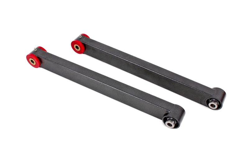 BMR Suspension — BMR 05-14 S197 Mustang Non-Adj. Lower Control Arms (Poly/Spherical Combo) - Black Hammertone