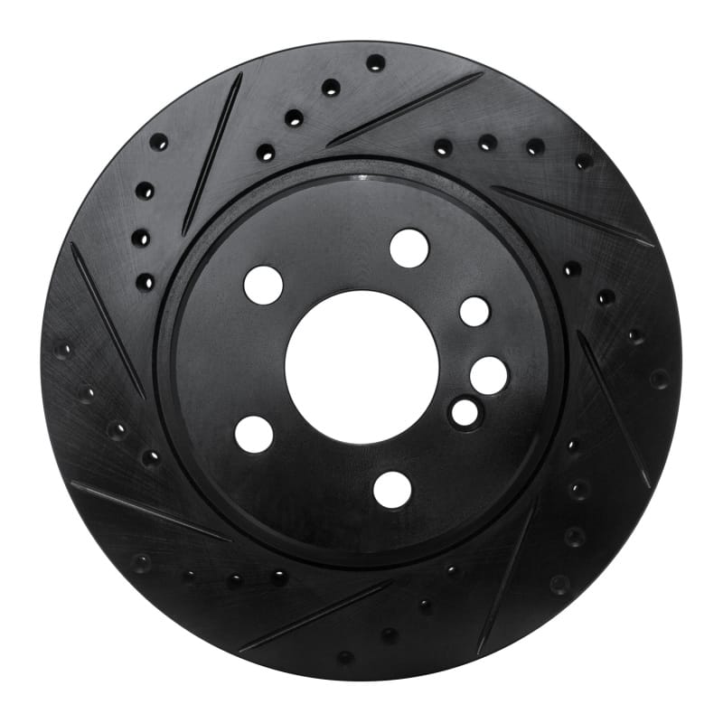 R1 Concepts — R1 92-99 Mercedes-Benz S420 Rear Left Drilled & Slotted Black Brake Rotor
R1 Brake Rotor Drill