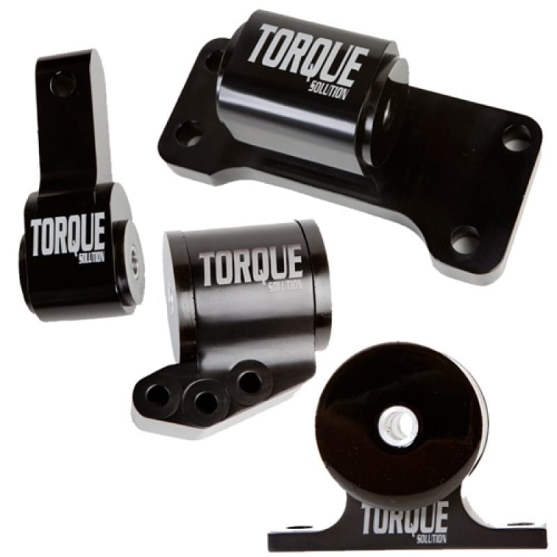 Torque Solution — Torque Solution Billet Aluminum 4 Piece Engine Mount Kit: Mitsubishi Evolution 01-06 (5sp Only)