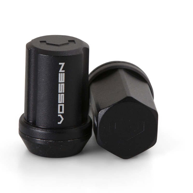 Vossen — Vossen 35mm Lock Nut - 12x1.5 - 19mm Hex - Cone Seat - Black (Set of 4)