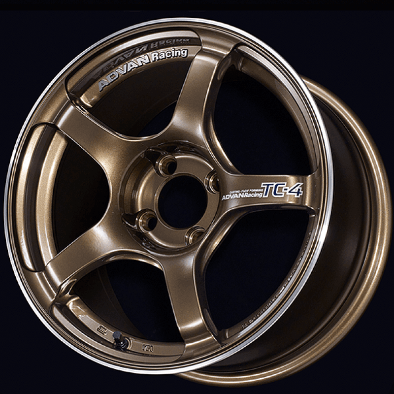 Advan — Advan TC4 16x7.5 / +35 Offset / 4x100 / 63mm Bore / Umber Bronze Metallic and Ring