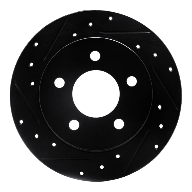 R1 Concepts — R1 94-04 Ford Mustang Rear Left Drilled & Slotted Black Brake Rotor
R1 Brake Rotor Drill
