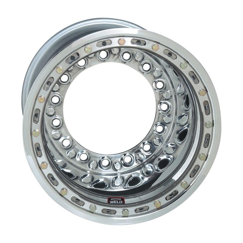 Weld — Weld Wide 5 XL Direct Mount 15x14 / 5x10.25 BP / 6in. BS Polished Assembly - Outer Beadlock