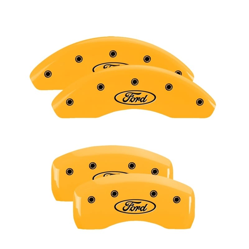 MGP — MGP 4 Caliper Covers Engraved Front & Rear Oval Logo/Ford Yellow Finish Black Char 2003 Ford Focus
Caliper Covers