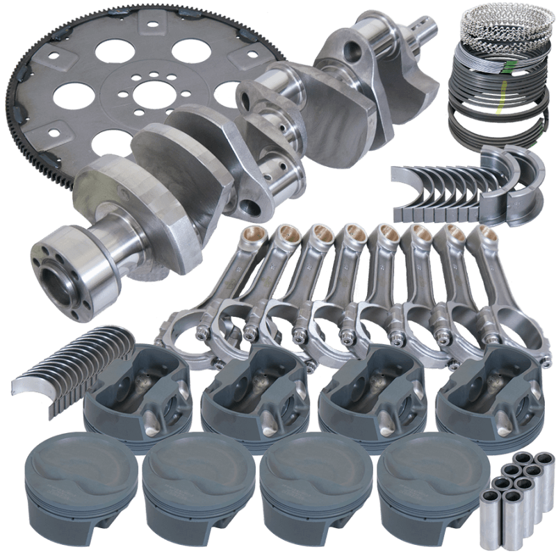 Eagle — Eagle Chevy 350 1Pc 3.750in Crank 6.000in I-Beam Rod 4.060in Pistons 168 Tooth FP Balanced Assembly
Bal Str & Strip Assy