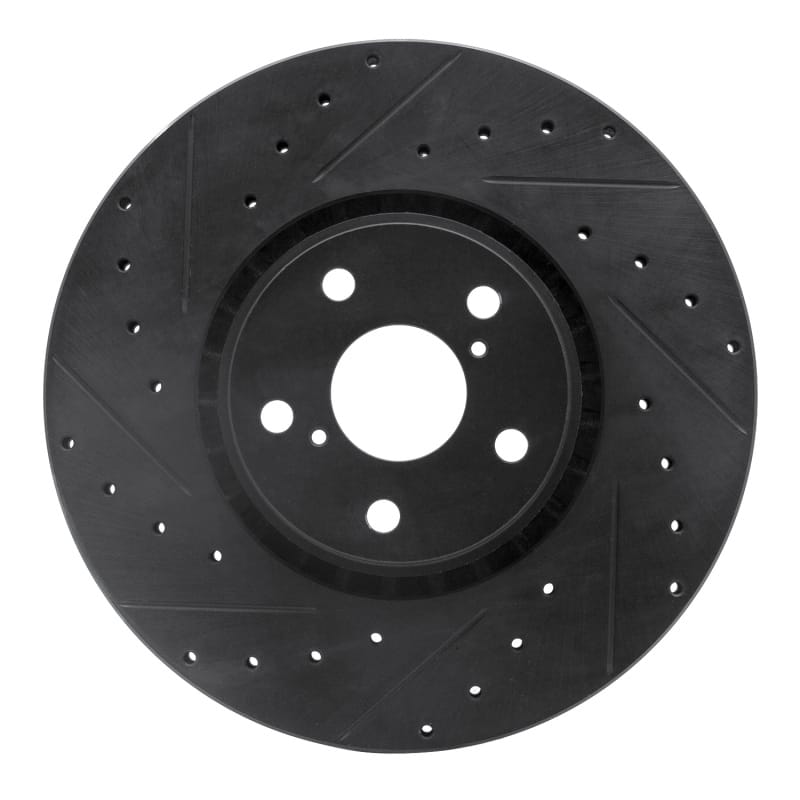 R1 Concepts — R1 07-11 Lexus GS350 Left Front Drilled & Slotted Black Brake Rotor
R1 Brake Rotor Drill
