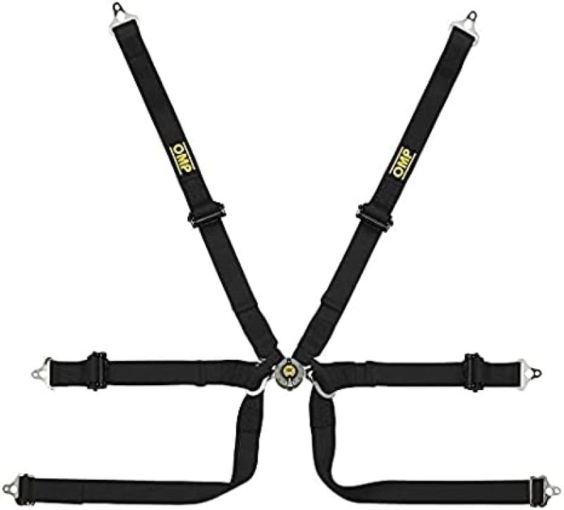 OMP — OMP Safety Harness Tecnica 2In Prot Black Pull Up - (Fia 8853-2016)