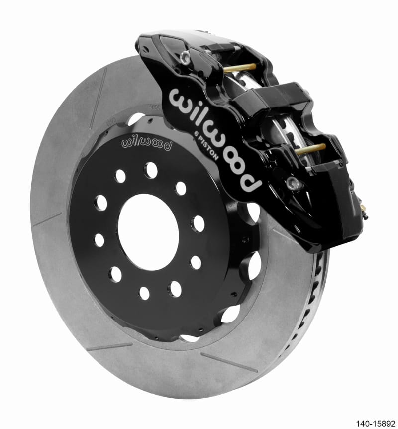 Wilwood — Wilwood 18-25 Jeep JL AERO6 Front Hat Kit 14.00 Black w/Lines
BRAKE KIT