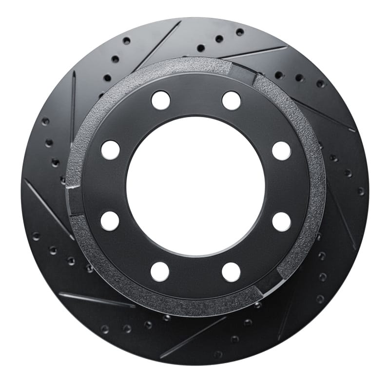 R1 Concepts — R1 11-22 Ford F-250 4WD (Super Duty) Rear Left Drilled & Slotted Black Brake Rotor
R1 Brake Rotor Drill