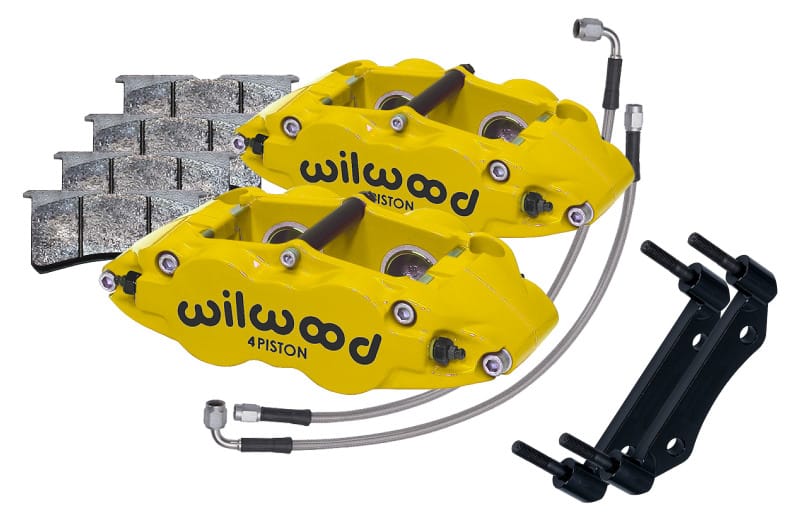 Wilwood — Wilwood 69-83 Porsche 911 Front Superlite Caliper Kit 3.5in MT - Yellow
