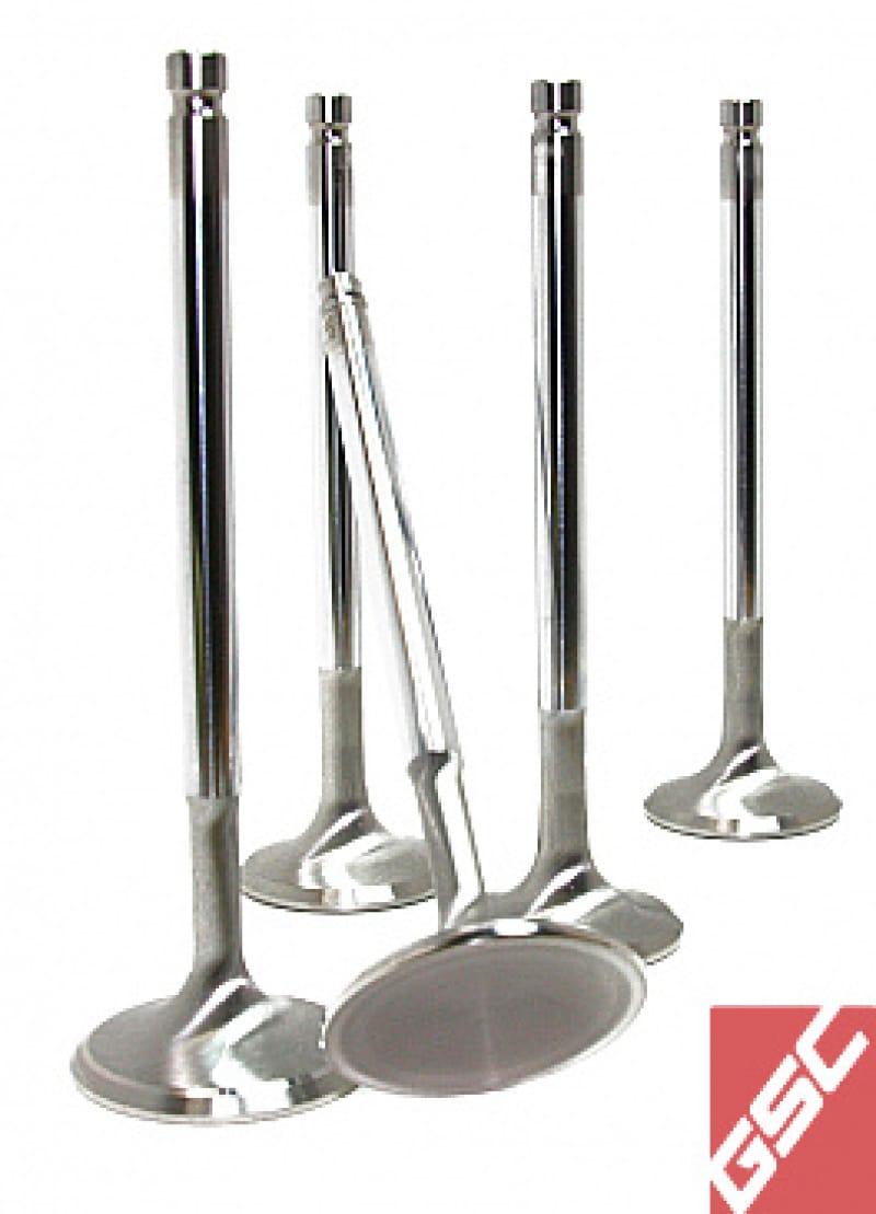 GSC Power Division — GSC P-D Subaru EJ205/EJ207/EJ257 Chrome Polished Super Alloy Exhaust Valve - 32mm Head - Set of 50