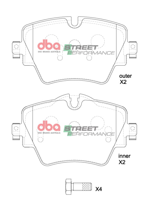 DBA — DBA 20-23 Toyota Supra (w/Single Piston Front Caliper) SP Performance Front Brake Pads
Brake Pad