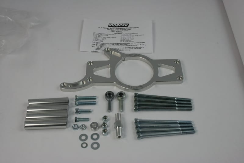 Moroso — Moroso Chevrolet Big Block Alternator Mount - CSR Water Pump - 93mm Alternator