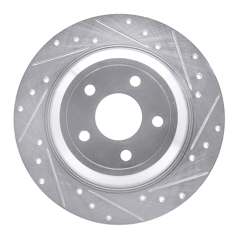 R1 Concepts — R1 2016-2025 Ford Bronco Sport Rear Right Drilled & Slotted Silver Brake Rotor
R1 Brake Rotor Drill