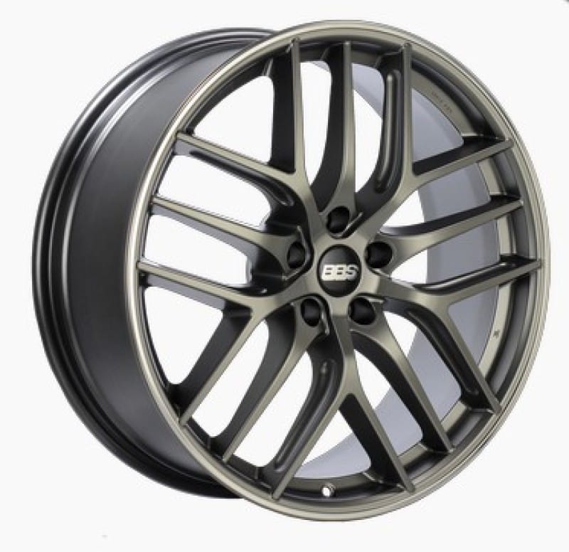 BBS — BBS CC-R 19x8 5x112 ET44 Satin Platinum Polished Rim Protector Wheel - 82mm PFS Required