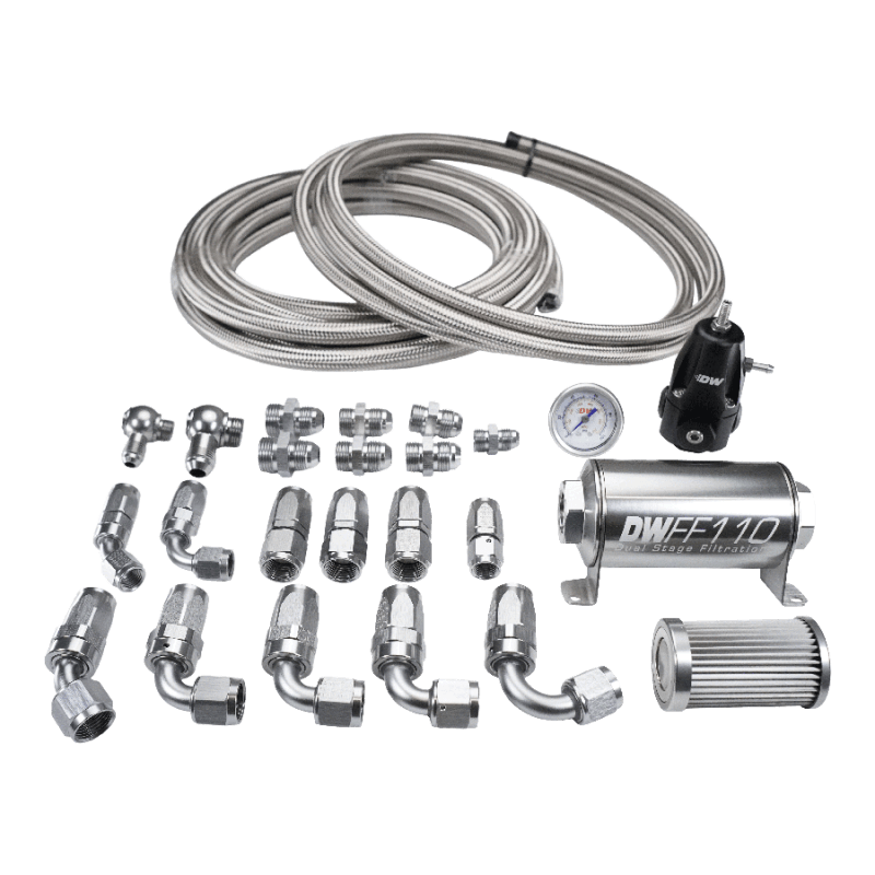 DeatschWerks — DeatschWerks X2 Series Pump Module -8AN Feed w/ -6AN return CPE Plumbing Kit for 92-00 Honda Civic
Modules