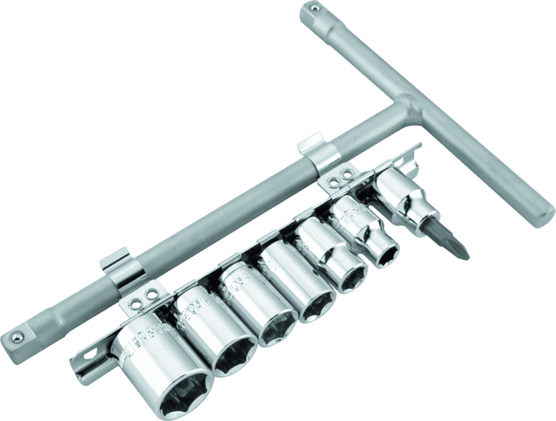 BikeMaster — BikeMaster 3/8in Drive T-handle Set (8mm/10mm/12mm/13mm/14mm/17mm/#2 Phillips)