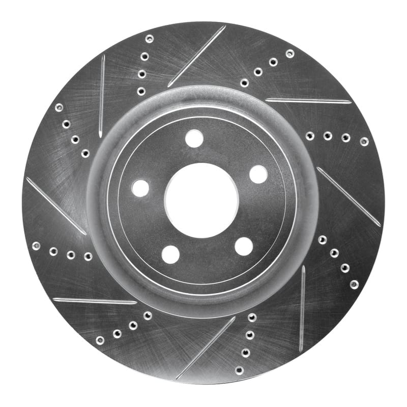 R1 Concepts — R1 2012-2025 Dodge Durango Front Left Drilled & Slotted Silver Brake Rotor
R1 Brake Rotor Drill