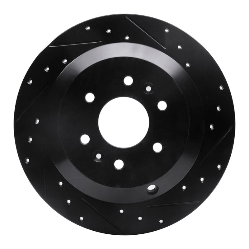 R1 Concepts — R1 09-10 Kia BORREGO Rear Right Drilled & Slotted Black Brake Rotor
R1 Brake Rotor Drill