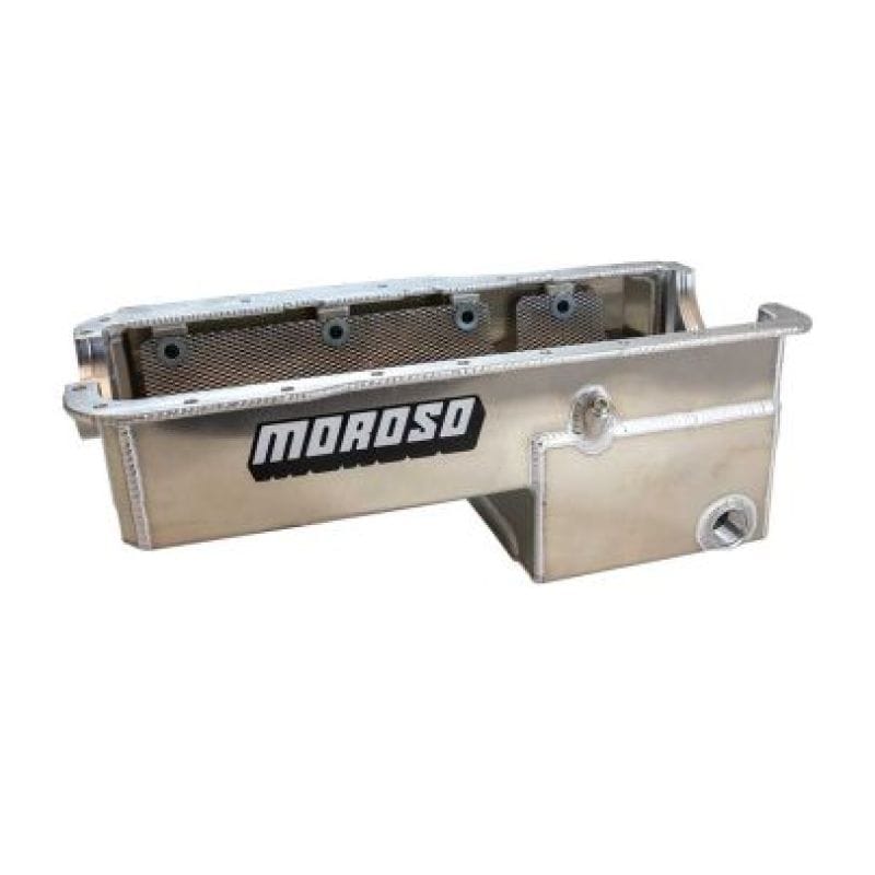 Moroso — Moroso Small Block Ford 351W Fox Body Mustang External -16AN Wet Sump Aluminum Oil Pan