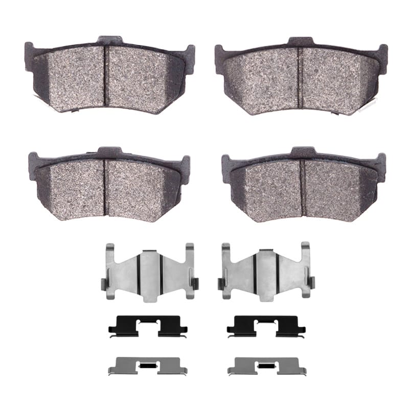 DFC — DFC 84-94 Honda Prelude Rear 5000 Advanced Semi Metallic Brake Pads and Hardware Kit
DFC Brake Pad Set