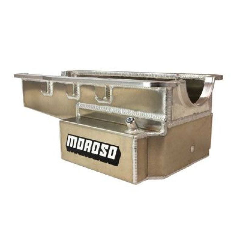 Moroso — Moroso Ford 351W Road Race Baffled Front Sump 8in Deep Aluminum Oil Pan