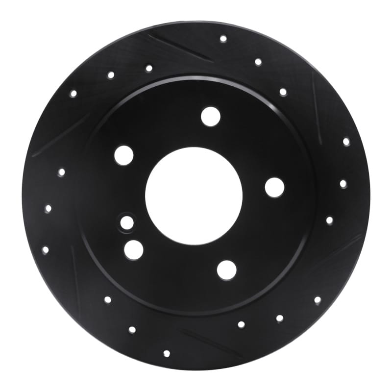 R1 Concepts — R1 94-98 Mercedes-Benz C220 Rear Right Drilled & Slotted Black Brake Rotor
R1 Brake Rotor Drill