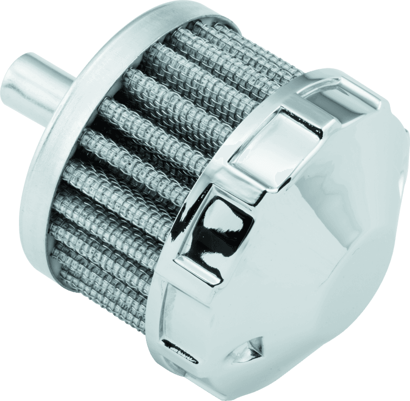 Bikers Choice — Bikers Choice Chrome Replacement Breather Filter 3/8 Hose Custom