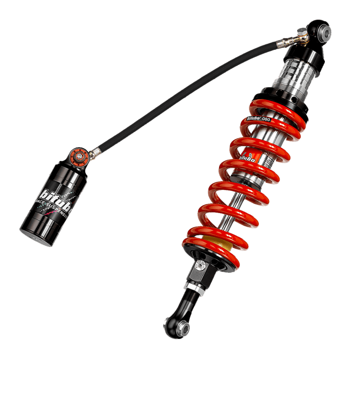 Bitubo Suspension — Bitubo CLU1 Monoshock Adjustable: Spring Preload, Rebound, Double Compression, Length, Red Spring