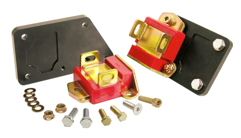 Prothane — Prothane Chevy LS1 Motor Mount Adapter Kit - Red
ENGINE MOUNTS