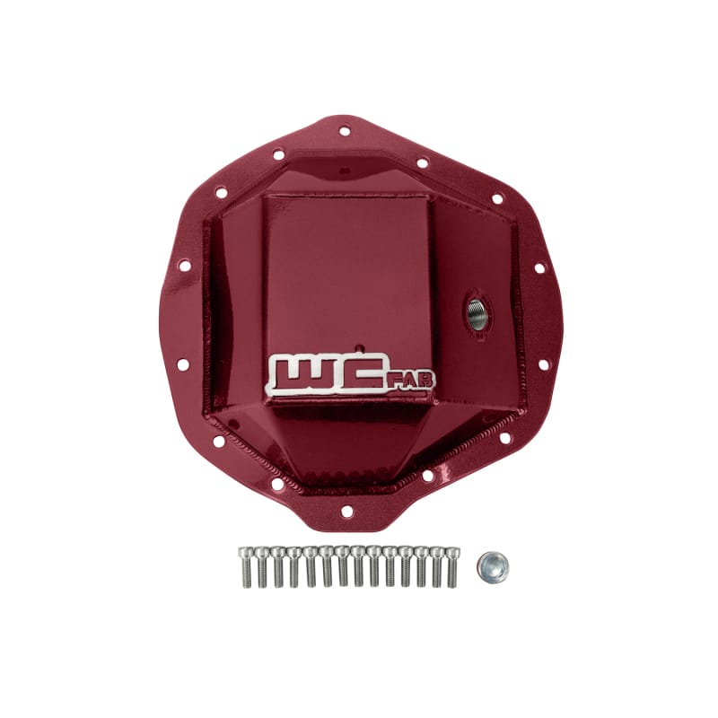 Wehrli — Wehrli 01-19 Chevrolet Duramax/03-19 Dodge Cummins 11.5in AAM Rear Diff. Cover - WCFab Red
Dif Cvr 11.5 AAM RED