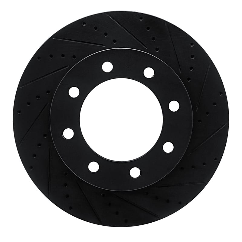 R1 Concepts — R1 12-25 Ford F-250 4WD (Super Duty) Front Right Drilled & Slotted Black Brake Rotor
R1 Brake Rotor Drill