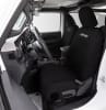Covercraft — Covercraft 13-18 Jeep Wrangler JK 4dr 2nd Row 60/40 Endura Jeep Logo SeatSaver 2nd Row Seat Covers