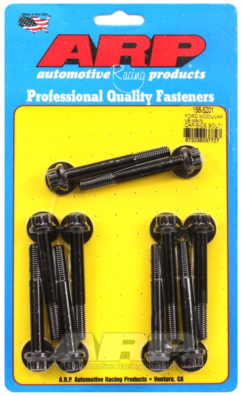 ARP — ARP Ford Modular V8 Main Cap-Side Bolt (Early Cast Iron Block) M8 Main Bolt Kit