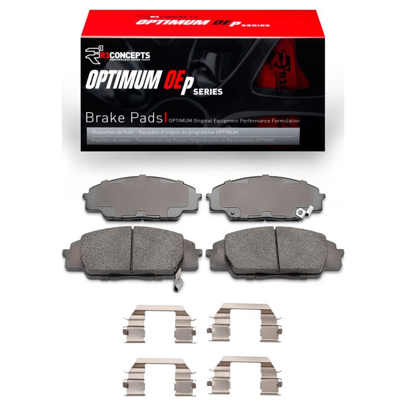 R1 Concepts — R1 2006-2011 Honda Civic Coupe Front R1 Optimum OE Pads & Hardware Kit
R1 Optimum Oe Pads a