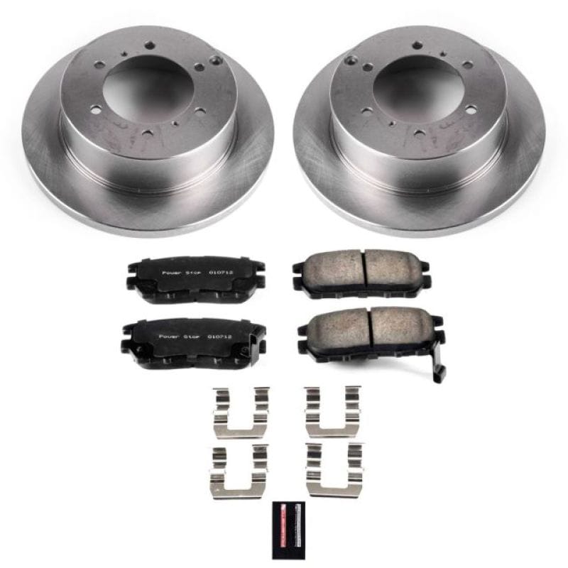 PowerStop — Power Stop 91-00 Mitsubishi Montero Rear Autospecialty Brake Kit