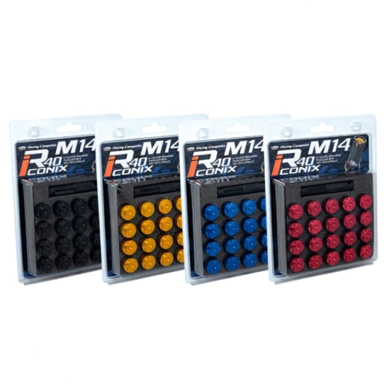 Project Kics — Project Kics R40 Iconix Aluminum Cap Set 14x1.50 - Gold (20pcs)