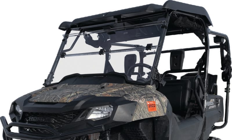 QuadBoss — QuadBoss 14-22 Honda SXS700 Pioneer 700 Windbreak Folding Windshield